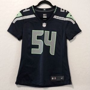 Official Nikes Ladies Size S Seahawks Wagner #54 Jersey